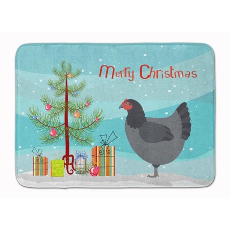 Carolines Treasures Jersey Giant Chicken Christmas Machine Washable Memory Foam Mat BB9202RUG